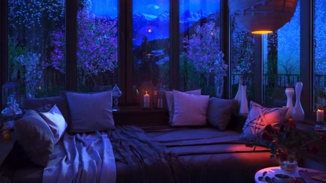 Идём спать с дождем за окном / Расслабляющие звуки дождя для сна