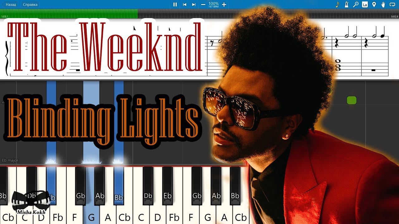 The Weeknd - Blinding Lights [Piano Tutorial | Sheets | MIDI] Synthesia смотреть онлайн