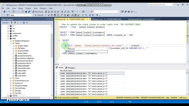 HOW TO UPDATE THE MULTIPLE ROWS FROM THE ANOTHER TABLE SIMPLE TIP смотреть онлайн
