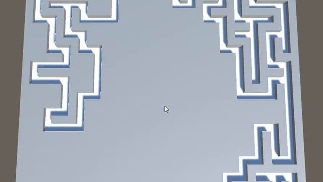 Unity - Random maze generator & Pathfinder(A* algorithm) смотреть онлайн
