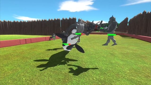 King Kong War - Bloop or King Kong - Who is Stronger? | Animal Revolt Battle Simulator смотреть онлайн