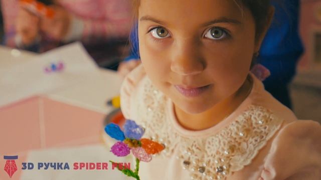 3D ручка SPIDER PEN + комплект пластика 40 м + книга трафаретов. www.klyaksa-vaksa.ru смотреть онлайн