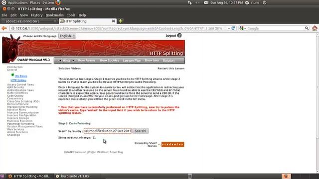 Http Splitting смотреть онлайн