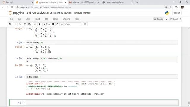 Python Numpy Functions смотреть онлайн