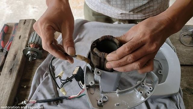 Restoration Old Wood Cutter - Cutting Machine Makita | Makita Circular Saw Restoration