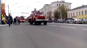 Парад пожарной техники