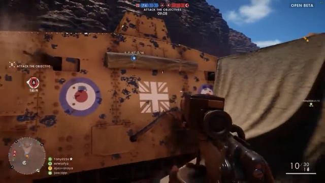 Battlefield1 Zotac GTX 1060 mini gameplay 1080p Ultra смотреть онлайн