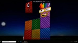 Number blocks 1000 to 1 Quadrillion but this version is 8x high pitch.