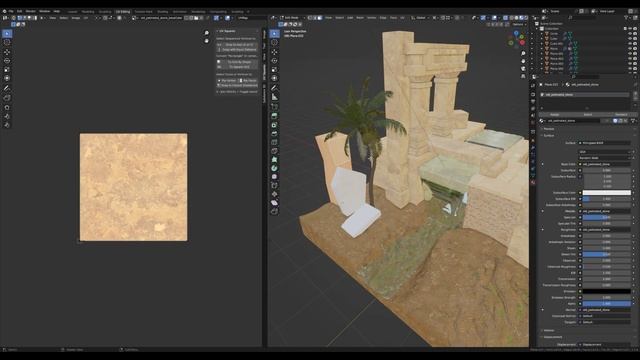 Ancient Ruins Rework in Blender - 3D Modeling Process | Polygon Runway смотреть онлайн