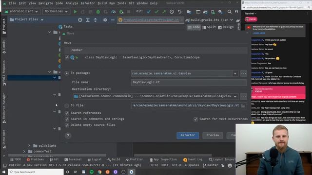 #kotlin #kmm Multiplatform Live Coding w/ Android, #JetpackCompose: Shared Class Architecture Part смотреть онлайн