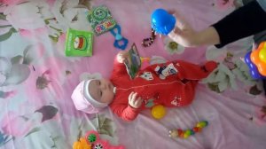 Как играть с малышкой в 4 месяца