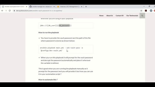 Ansible Vault -Introduction | How Ansible Vault works in playbook смотреть онлайн