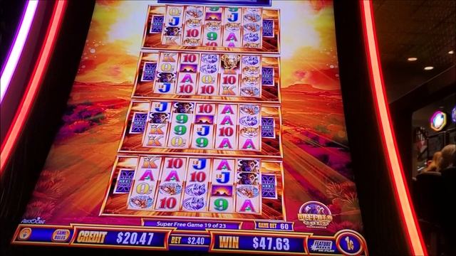 4 COIN TRIGGER SUPER FREE GAMES! on Buffalo Gold - Wonder 4 Tall Fortunes смотреть онлайн