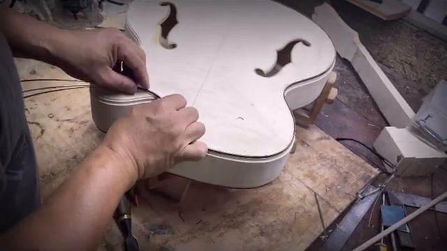 Archtop Hollow body with Lollar pickup смотреть онлайн