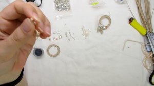 Как сделать серьги кольца из сутажа // How to make earrings rings of a soutache