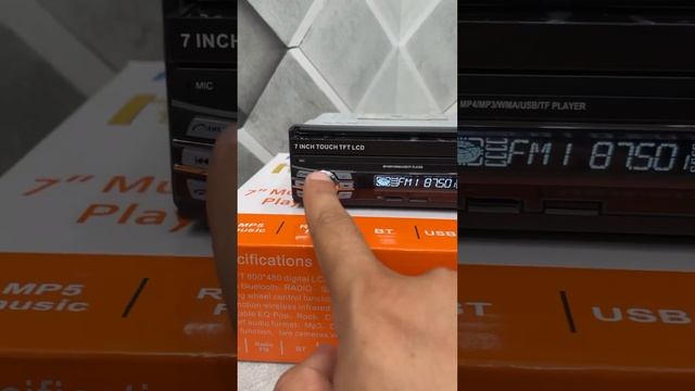 Магнитола 1din с выдвижным экраном смотреть онлайн