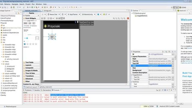 Kurs Android - tworzenie aplikacji: Przyciski смотреть онлайн