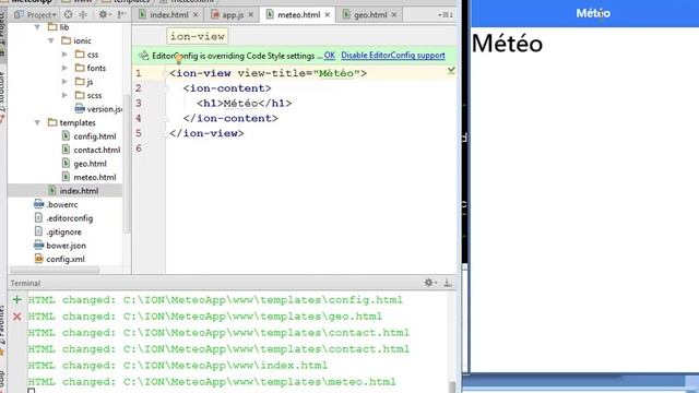 Part 1 Développement Mobile Hybride avec IONIC Meteo Geolocalisation Local Storage By Mohamed Yous смотреть онлайн