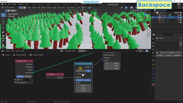 Blender Geometry Nodes - Index, Normal, Random Nodes смотреть онлайн