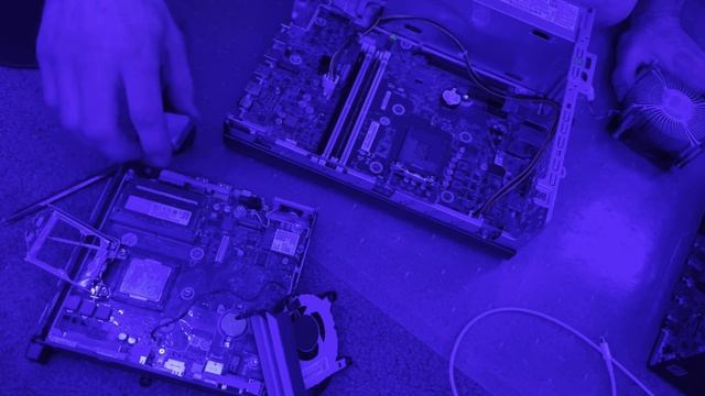 i5 8500 & i7 9700t cpu swap - 4K BLUE LED... смотреть онлайн