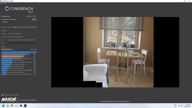 Dual Xeon 2666v3 (with Turbo Boost Unlock) - Cinebench R23