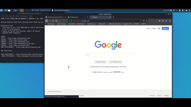 How to use Proxy in Browser in kali Linux with list of Best & free Proxy | KarsiGeek смотреть онлайн
