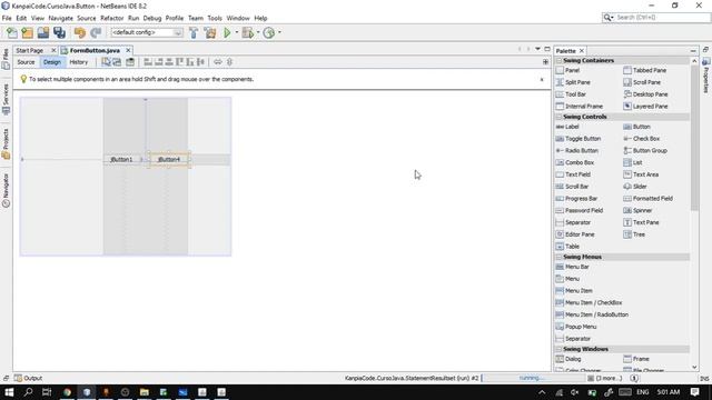 4 CURSO JAVA - NETBEANS - SWING - JBUTTON смотреть онлайн