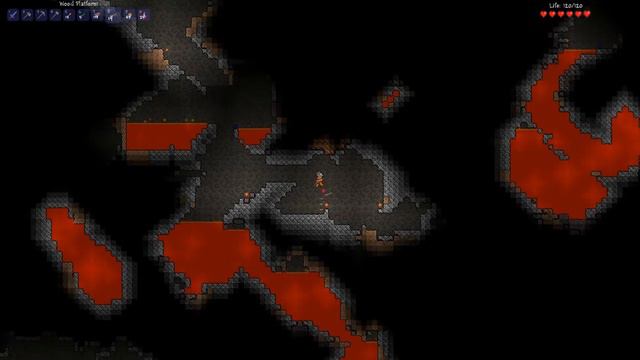 [FR] 13 - Aventure suivie sur Terraria - Guide du débutant - Ep. 13 : Lave et retour au bercail смотреть онлайн