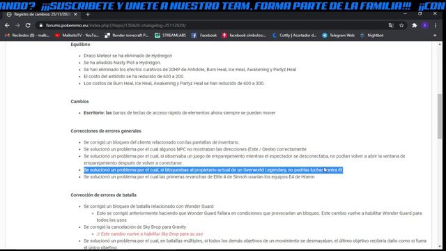 ACTUALIZACION 25 NOVIEMBRE, TODOS LOS FIXES | POKEMMO смотреть онлайн