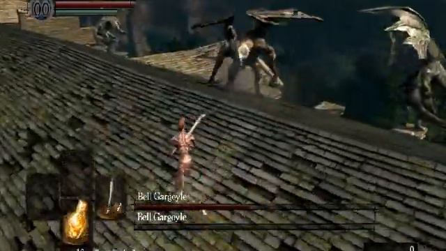 Dark souls NG+ SL Gameplay - Boss Strategy Bell Gargoyles (weapon only) смотреть онлайн