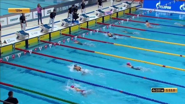 ЧР. Эстафета 4 по 100 метров. Комплекс. Женщины. Финал#плаванье #swimrocket #школаплавания#бассейн
