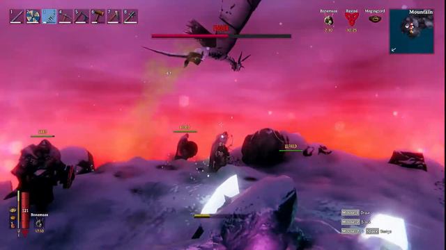 ⚔️ Valheim: Moder Dragon Battle 🐲 - "Multiplayer" смотреть онлайн
