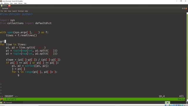 Hydrothermal Venture [Day 05 - Advent of Code 2021] смотреть онлайн