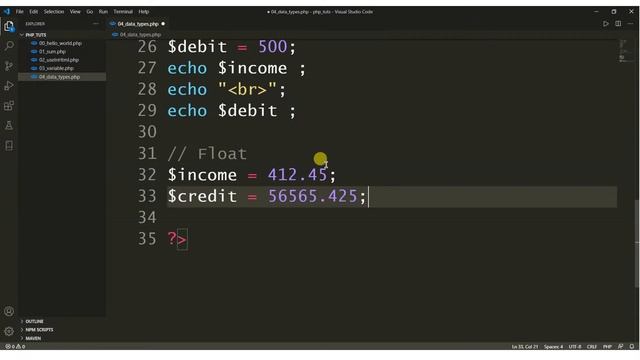 06 Data Types in PHP Tutorials in Gujarati смотреть онлайн