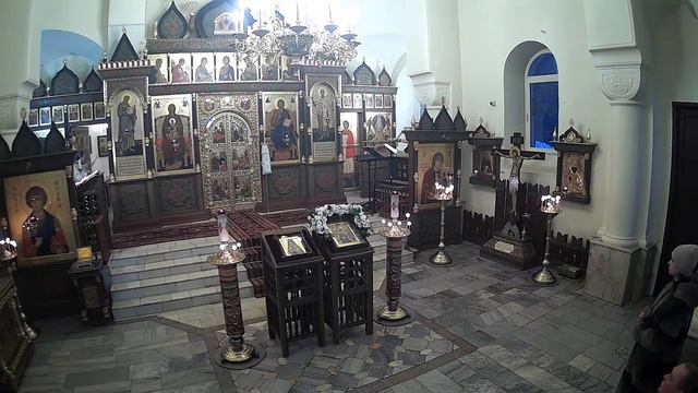 22.01.24 Попразднство Богоявления. Свт. Феофана, Затворника Вышенского. Полиелей. смотреть онлайн