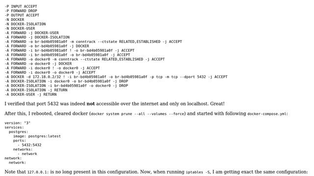 IPTABLES - How does the Docker port a:b work? смотреть онлайн