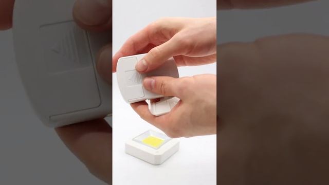 Светильник выключатель светодиодный LED на батарейках 3хААА, с пультом смотреть онлайн