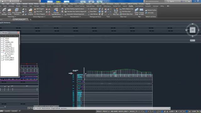 Проекция на съседни нивелети в текущия Надлъжен профил смотреть онлайн