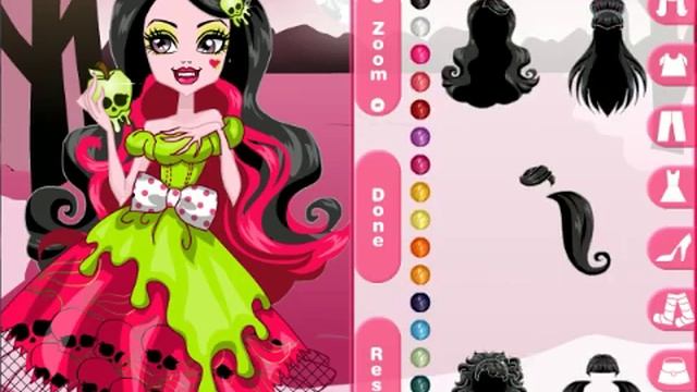 Snow Bite Draculaura Dress Up Game (Teaser) смотреть онлайн
