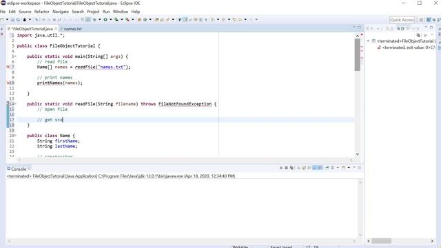 How to Read Java Objects From a File Tutorial смотреть онлайн