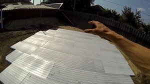 Как выровнять площадку под бассейн лазерным уровнем, уложить утеплитель, поставить бассейн 427х33