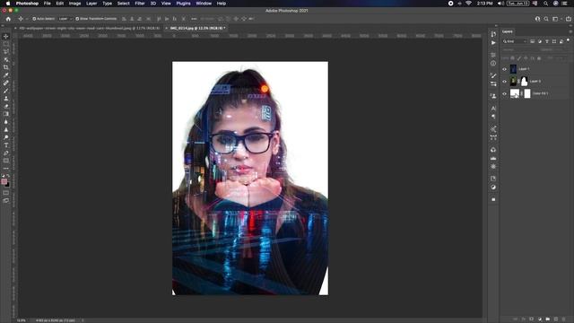 Double Exposure Photo Effect in Photoshop ( Sinhala ) смотреть онлайн