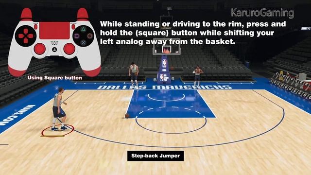 Step-back Jumper Easy Tutorial - NBA 2K22 - Playstation (Dual Shock 4/5) смотреть онлайн