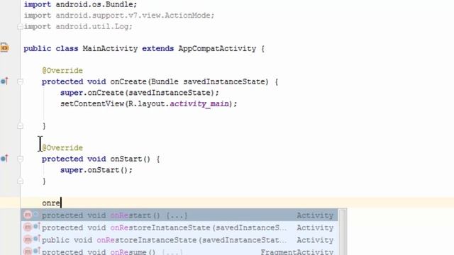Override Activity Life cycle methods in Android смотреть онлайн
