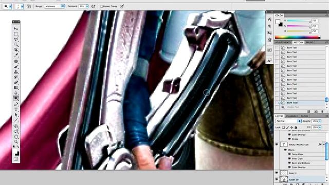 How I use the Dodge/Burn tool in Photoshop Part 4 смотреть онлайн