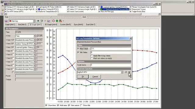 ecuEdit logViewer: Log options and custom Log features #1 смотреть онлайн