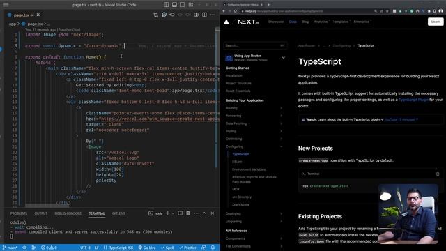 Using TypeScript in NextJs 13 смотреть онлайн