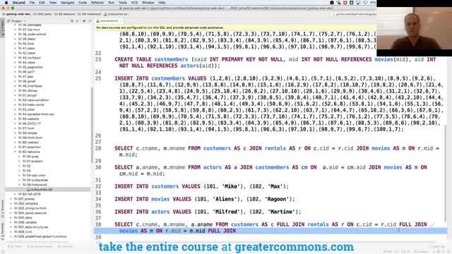 SQL Full Join смотреть онлайн
