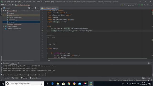 Curso Completo de Python - Aula 59 - Tkinter: Compilando para .EXE sem console e com ícone смотреть онлайн