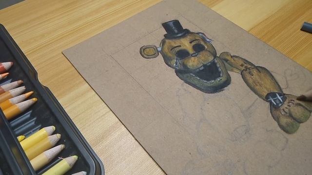 REDRAWING OLD FNAF 2 ART || Golden Freddy Speed Art ⚠️Read Descriptions⚠️ смотреть онлайн